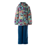 Huppa T&uuml;drukute komplekt YONNE, mint pattern/ petrol, 86