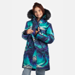 T&uuml;drukute parka VIVIAN 2, mitmev&auml;rviline mustriga 122, 128