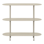 Riiul Rieti 31x90x81 cm liivakarva metall