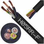 Ow H05rr-f 4x2,5mm&sup2; kummist &uuml;mmargune kaabel, 1 meeter