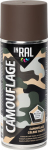 INRAL Camouflage RAL9021, Nahk pruun, matt, 400ml v&auml;liv&auml;rv