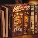 Miniatuurne maja "retro Vinyl" - "book Nook" komplekt