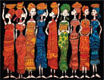 Aafrika loomad - sametine v&auml;rviraamat 47x35 cm