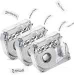 M960 etiketilint - l&auml;bipaistev taust, 12 mm x 4 m termosiirdem&auml;rgis, &uuml;hildub Brother P Touch Pt-m95 Pt-110 Pt-100 Pt-85 Pt-70 Pt-65 etiketilindiga