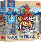 Trefl Puzzle 50 elemendist "dog Patrol" puidust