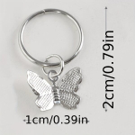 Juukseaksessuaar, 10pcs Silvery Pendant Butterfly