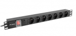 Lanberg &Uuml;lepingekaitse Rack PDU 19 "1U 16A 7X 230V PL 2m must