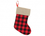 J&otilde;ulusokk, 35 х 22 cm, red-white chequered pattern (NW-SSCK) 2202