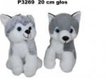 Heliga pl&uuml;&uuml;si koer 20cm Husky