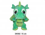 Pehme dinosaurus 15cm, roheline