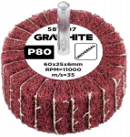 Lihvimisketas mittekootud kangaga, 60x25x6 mm, P80