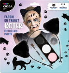 Kidea n&auml;ov&auml;rvi komplekt kiisukaarega, 3 v&auml;rvi