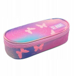 St.right Pc-01 Pink Butterflies lisakaanega kooli t&auml;itesulepea