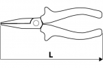 Topex Pikad sirgetangid, isoleeritud 1000v, 160mm