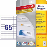 Universaalsed kleebised 38x21,2 mm, 1950 tk.