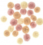 T&uuml;llpompoonid "nude Mix" 24 tk.