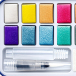 Akvarellv&auml;rvid "noris 888 Design Journey", 12 metallikv&auml;rvi