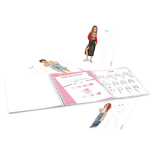 Tippmodelli loominguline v&auml;rvimisraamatu moedisainer