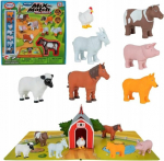 Malblo Magnetic Mini Farm Animals ehitusosad 15 tk.