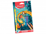 Maped Jumbo Jungle Fever v&auml;rvipliiatsid, 12 tk.
