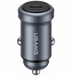 Usams Cc321 autolaadija 30w Pd Usb-c alumiiniumist tuhm
