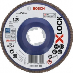 Bosch X-lock lihvketas 125mm, tera 120