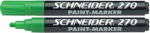 Marker Schneider Paint 270, roheline, 1-3mm joon