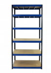Metallist riiul Helios Hbn 213x110x30, 6 riiulit, 400kg/riiul
