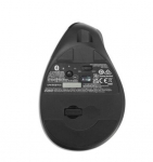 Juhtmeta ergonoomiline vertikaalhiir Kensington My630 Eq, must
