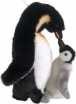 Pehme m&auml;ngupingviin beebiga, 28cm