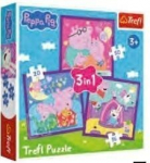 Peppa Pig Pusled 3 in 1 Lastele alates 3 eluaastast