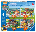 Ravensburgeri pusle 4in1 "koerte patrull" - 72 elementi
