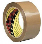 Pruun pakketeibi komplekt 6 tk., 50mm x 66m, kuumliim