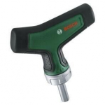 Bosch T-Handle Ratchet Screwdriver (36 Teeth 1/4 Magnetic Bit Holder Softgrip)