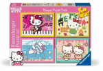 Ravensburger Hello Kitty 2d puslekomplekt, 4x100 t&uuml;kki