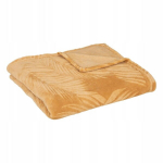 Flanelltekk Zoa, 125x150 cm, sinepiv&auml;rvi