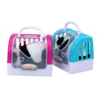 Interactive Plush Panda In Pink Blue Transporter