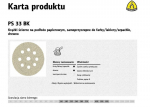 KLINGSPOR ISEKLEPUV ABRASIIVKETAS 225mm PS33BK gr.120 GLS38 /50tk.