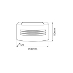 Must v&auml;lisseinavalgusti Maxim E27