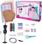 Kleidikujunduse komplekt: materjalid, mannekeenid, niidid, aksessuaarid