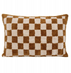Pruuniruuduline puuvillane padi 58x38 cm