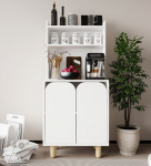 P&otilde;randal seisev riiul Parma 2 - valge ustega, moodne MDP