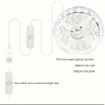 USB LED Riba Valgustus, 5V Kodu Dekoratsioon., USB White-3M /9.84f