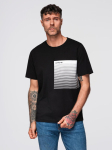T-s&auml;rk meestele Ombre OM-TSPT-0246, must