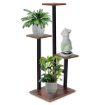 Lillepeenar metall 4-korruseline 84 cm must Orion