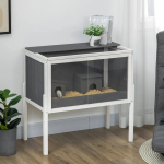 J&auml;nesepuur PawHut 82x45x81cm, halli/valget v&auml;rvi