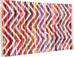 Ristk&uuml;likukujuline looduslikust džuudist k&auml;sit&ouml;&ouml;vaip Gifiie 60x90 cm, v&auml;rviline