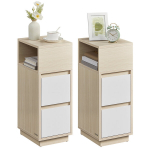 &Ouml;&ouml;kapikomplekt Slim sahtlitega 40x30x60 cm beež puitlaastplaat