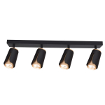 Moodne seinavalgusti 4 Led Gu10 must-kuldne