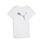 PUMA naiste vabaaja T-s&auml;rk PUMA PUMA GRAPHICS Floral Cat Logo Tee PUMA White - 68508102, valge